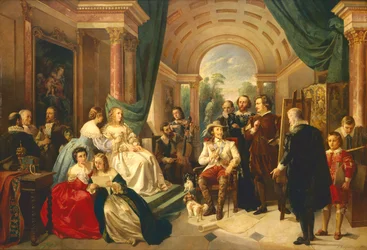 Anthony van Dyck am Hof von Karl I., 1863